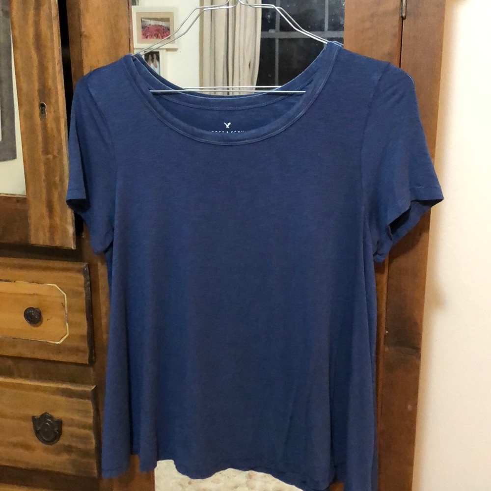 American eagle soft and sexy shirt navy